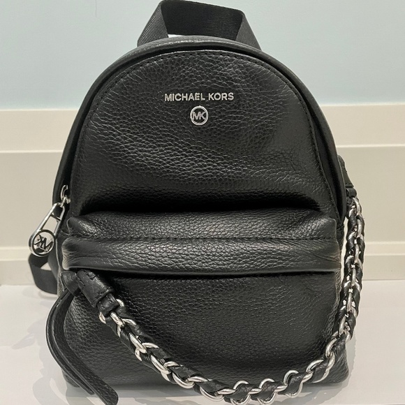 Slater Extra-Small Pebbled Leather Convertible Backpack - Picture 4 of 5